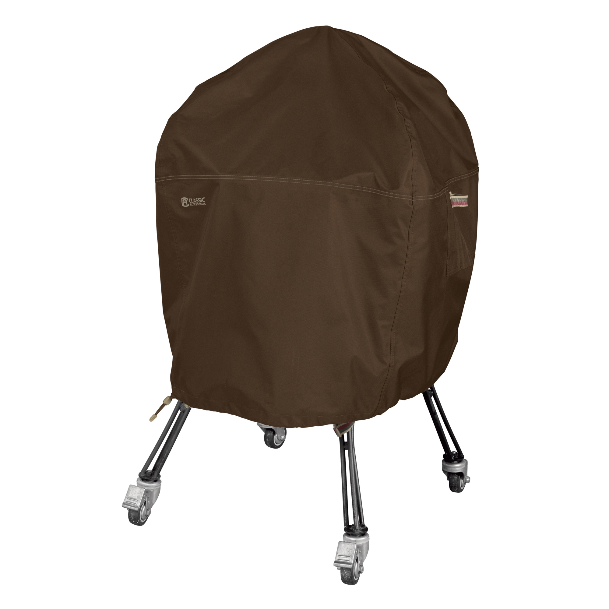 Classic Accessories Madrona Kamado Grill Cover, XL, Brown, Polyester, Model# 55-730-056601-RT